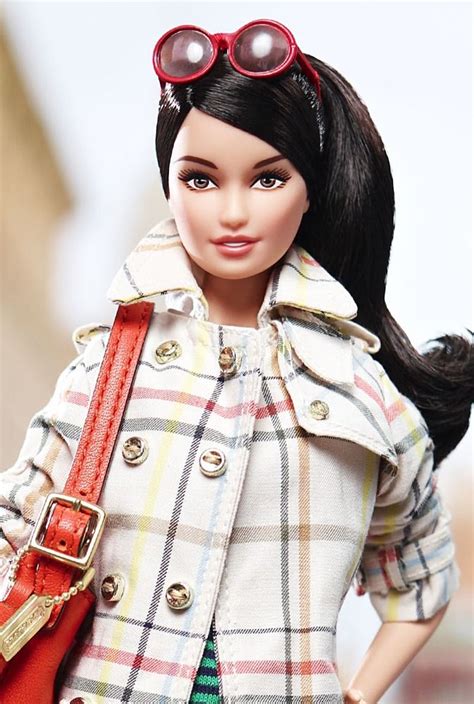 2013 Limited Edition Coach Barbie® Doll X8274 Trench Coat Coach Handbag Nib Nrfb Mattel