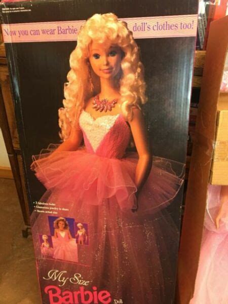 My Size Fabulous Looks 1992 Barbie Doll For Sale Online Ebay