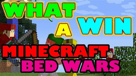 What An Amazing Win Minecraft Bedwars Youtube