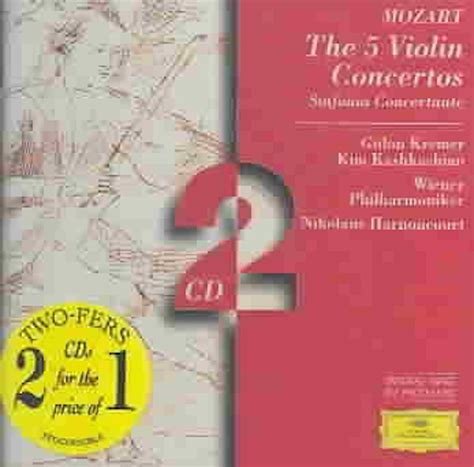 Gidon Kremer 5 Violin Concertos Sinfonia Concertante 2 Cd Cd