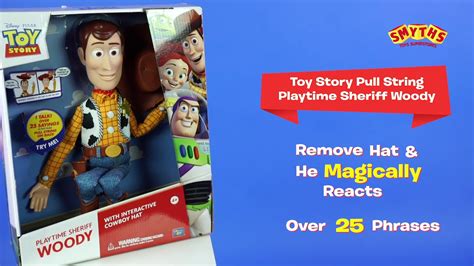 Toy Story Pull String Playtime Sheriff Woody Smyths Toys Youtube
