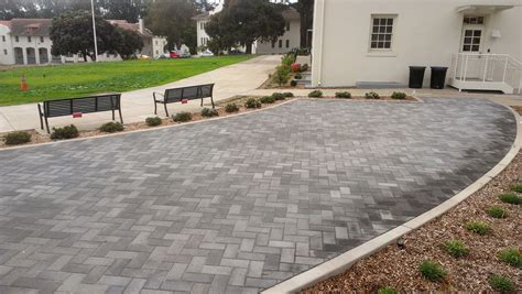 This paver project is located at the Presidio in San Francisco. A