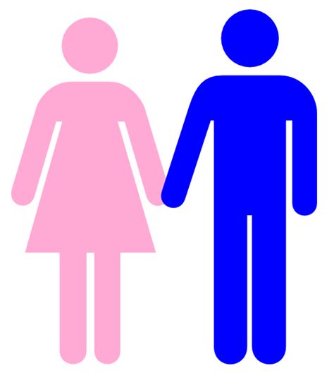 Man And Woman Heterosexual Icon Clip Art At Vector Clip