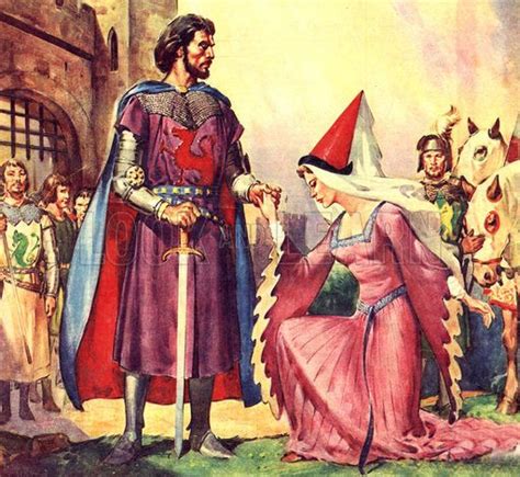 King Arthur And Guinevere Artwork Caption Famous Couples King Arthur And Lady Guinevere Artist