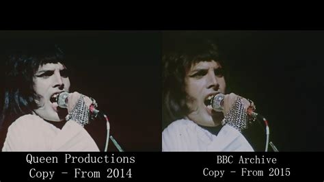Queen Live At The Rainbow 19740331 Video Comparison Youtube