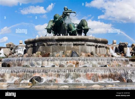 Gefion Fountain In Copenhagen Denmark Stock Photo Alamy