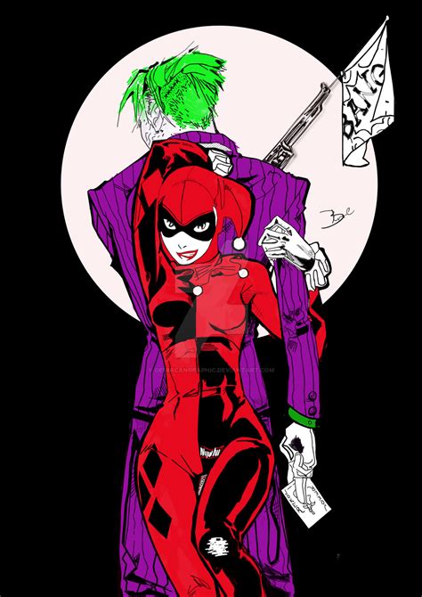 Joker And Harley Quinn By Demircangraphic On Deviantart