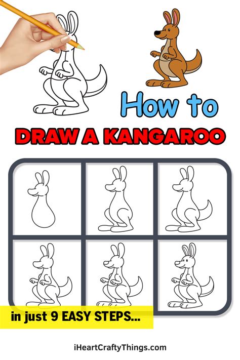 How To Draw A Kangaroo How To Draw A Kangaroo Easy Depasquale Cuses1966