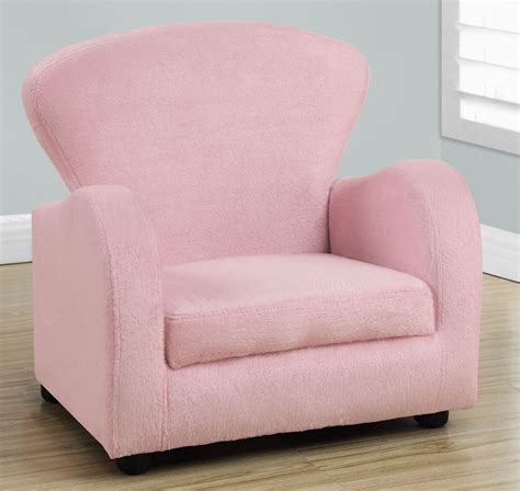 Fuzzy Pink Fabric Juvenile Chair From Monarch Coleman Furniture