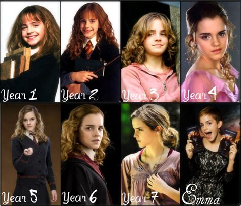 Hermione Through The Years By Oblivion Lotr Zelda On Deviantart