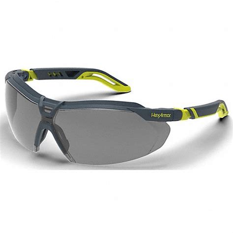 Hexarmor Safety Glasses Universal Gray 61hz55 11 26002 02 Grainger