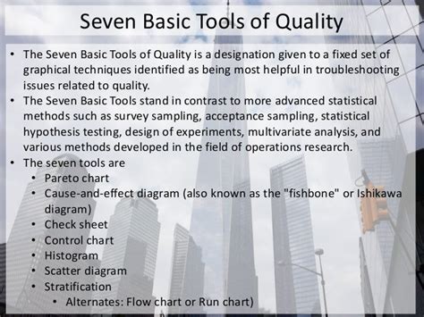 Seven Basic Tools Of Quality