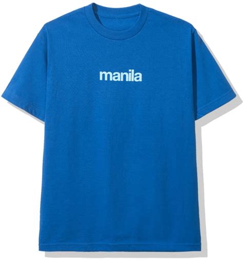 Anti Social Social Club Manila Tee Fw19 Blue Novelship