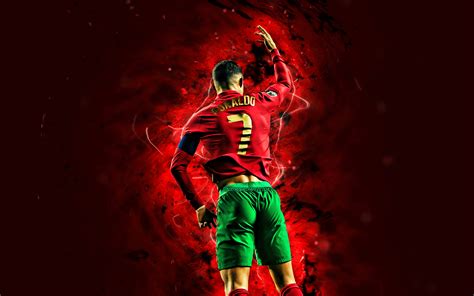 Download Wallpapers 4k Cristiano Ronaldo Back View Portugal National