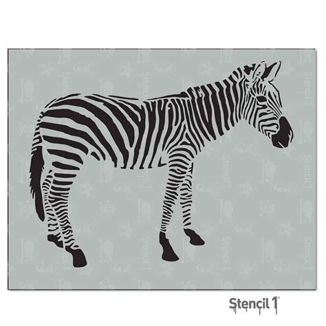 Zebra Stencil 85″x11″ Stencil 1
