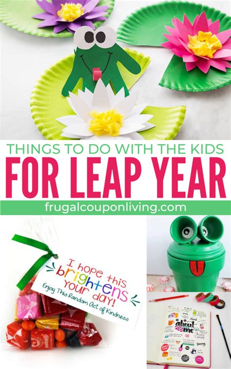 Leap Day Activities For Kids Frog Crafts Crafts For Kids Leap Day