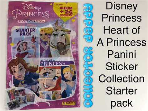 Disney Princess Heart Of A Princess Panini Sticker Collection Starter