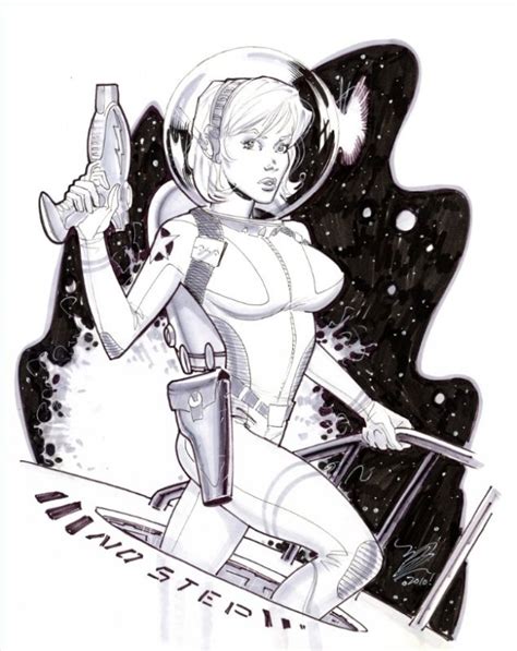 Space Girl By Michael Dooney Comic Art Michael Dooney Pinterest