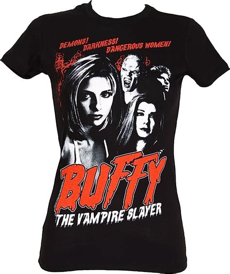 Womens Buffy The Vampire Slayer Demons T Shirt Amazon Ca Clothing Shoes Accessories