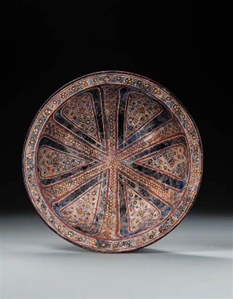 A Lajvardina Pottery Dish Persia Th Century Christie S