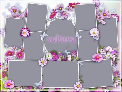 11 Frame Collage Template Psd Images Collage Templates Collage Frame