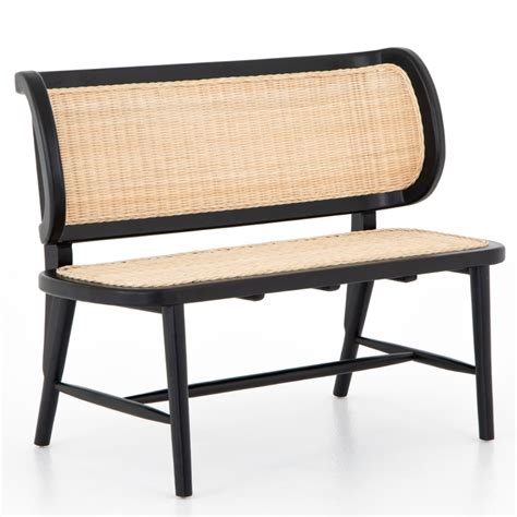 5 out of 5 stars. Leanna Woven Rattan Bench 51" | Rattan, Ottoman stool ...
