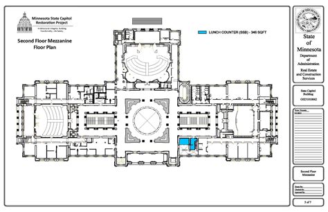 2015 Minnesota State Capitol Second Floor Mezzanine Future Occupancy