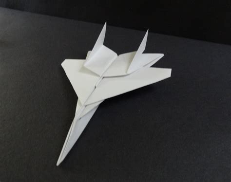 Origami Tutorial How To Fold A F15 Fighter Jet Origami Paper Plane