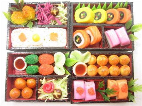 Dollhouse Miniature Japanese Food 4 Sushi Bento By Wonderminiature 8
