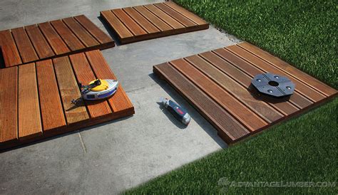 Patio floor ideas this is about adjusting a unified natural pebble that is set and then mounted to a standard mesh backing sq / ft. Decking Tiles Installation - Ipe Wood Deck Tiles Install
