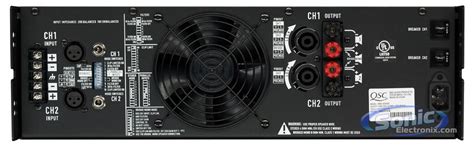 Qsc Rmx 4050hd 4000w 2 Channel Power Amplifier