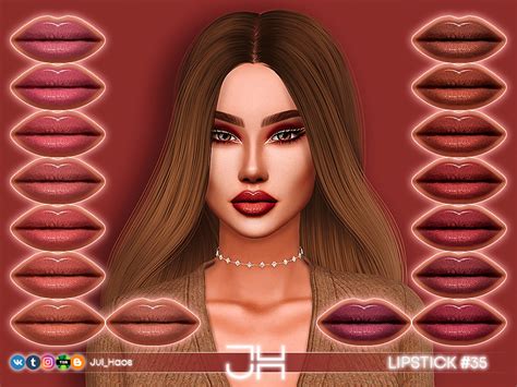 Lipstick 35 Found In Tsr Category Sims 4 Female Lipstick Cosmetics