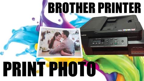 How To Print Using Photo Paper Brother Printer Dcp T Dw Youtube