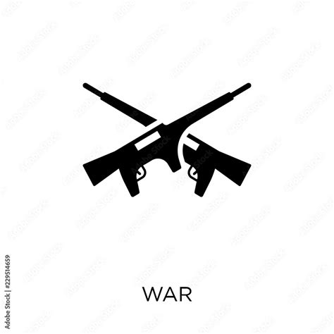 War Icon War Symbol Design From Political Collection Stock Vector