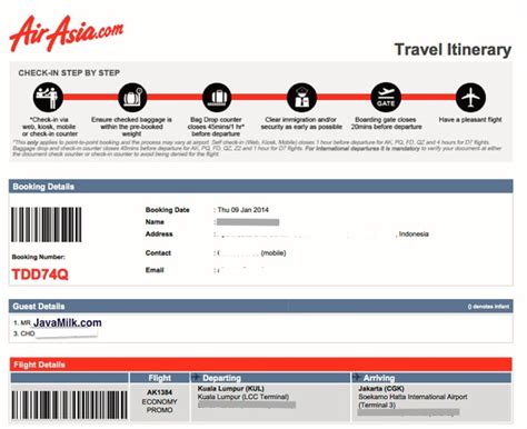 Tiket Ticket (Admission) Aviation