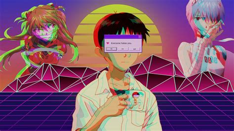 Neon Genesis Evangelion Aesthetic Wallpapers Wallpaper Cave