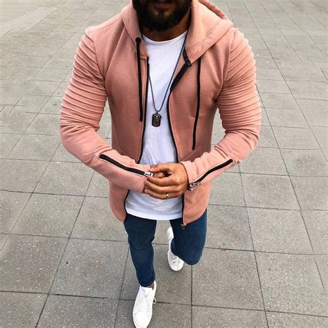 Discount Up To 50 Spring Autumn Hoodie Male Cardigan 2018 New Long