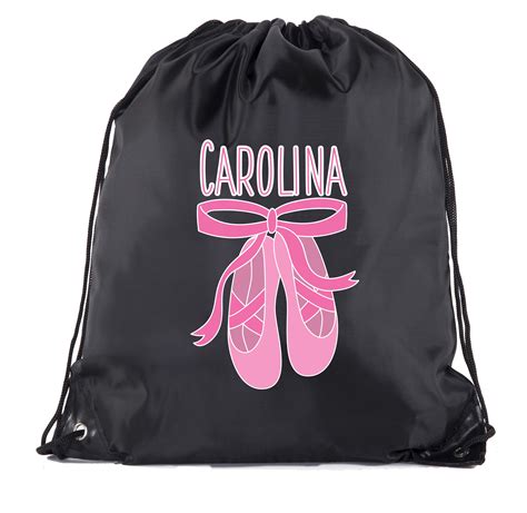 Custom Dance Bags Ballet Drawstring Backpacks Personalized Dance