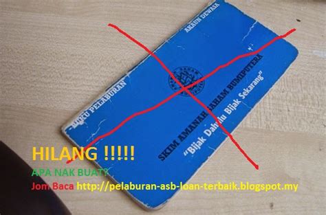 Secara asasnya, asb financing melalui asb loan islamic adalah. Buku ASB Hilang Macam Mana Nak Buat Baru | Asb Loan ...