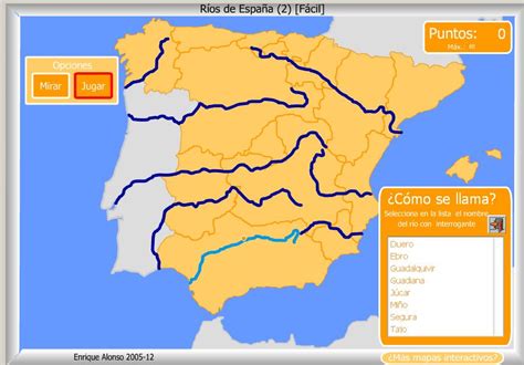 Rios De España Facil Como Se Llama Orientación Andújar Recursos