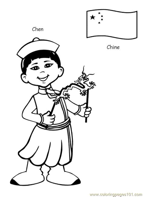 Children Around The World Coloring Pages - Coloring Home