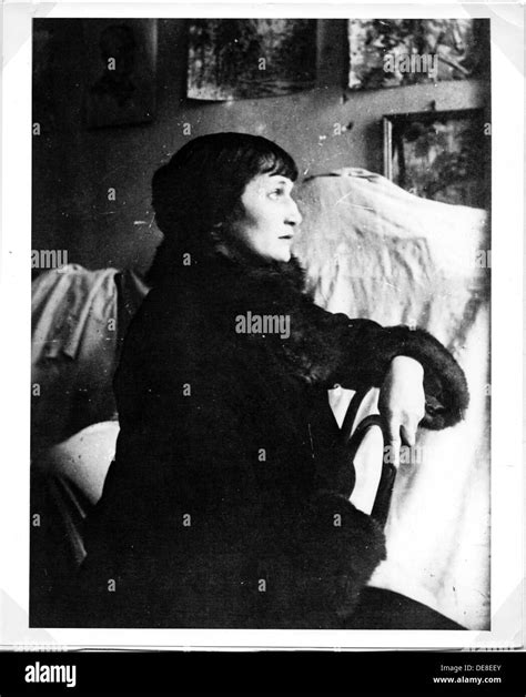 Portrait Of The Poetess Anna Akhmatova 1889 1966 End 1920s Stock