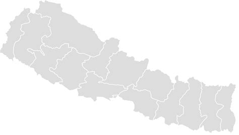 NEPAL Blank Map Maker Printable Outline Blank Map Of NEPAL