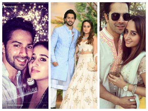 The duo grabbed quite an attention at the sonam kapoor wedding! Varun Dhawan and Natasha Dalal: Pictures of the duo you ...