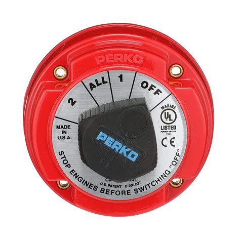 Seachoice 11501 Battery Selector Switch Red One Size