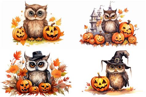 Halloween Owl By Artsy Fartsy Thehungryjpeg