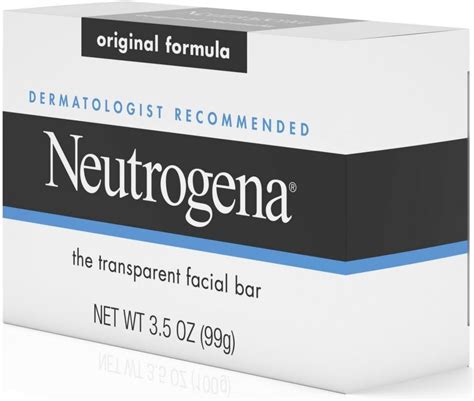 Amazon Com Neutrogena Original Gentle Facial Cleansing Bar With Glycerin Pure Transparent