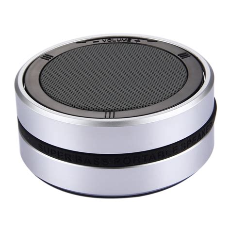 X1 Portable Round Shaped Bluetooth Stereo Speaker With Built In Mic
