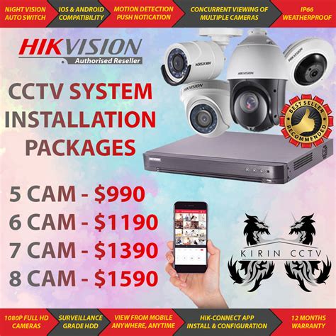 Hikvision Cctv System Installation Package Kirin Cctv Singapore
