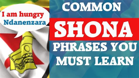 Learn Common Shona Phrases Part 2 Youtube